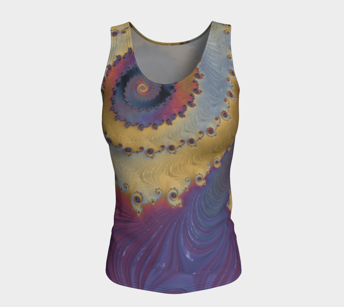 Nebulous Fitted Tank Top preview #5