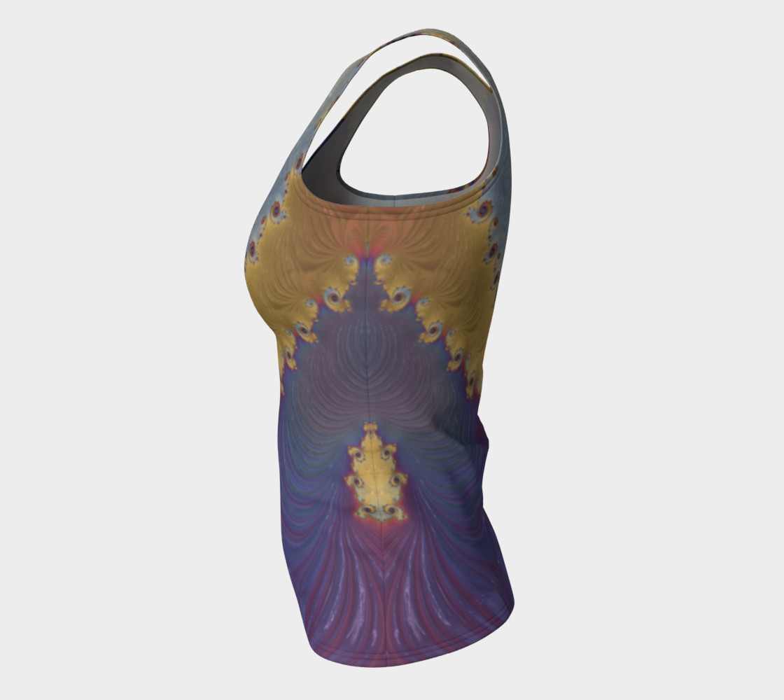 Nebulous Fitted Tank Top preview #7