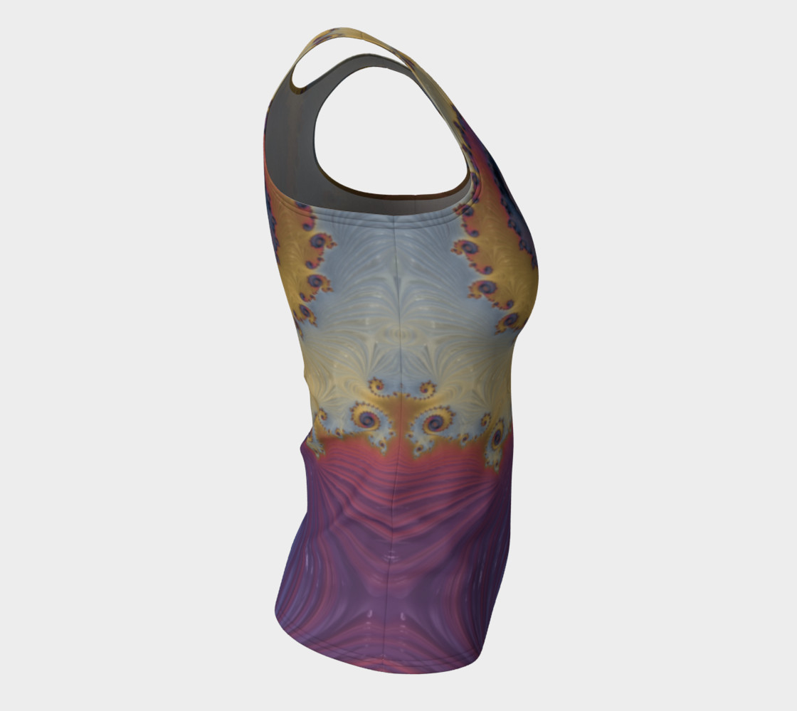 Nebulous Fitted Tank Top preview #8