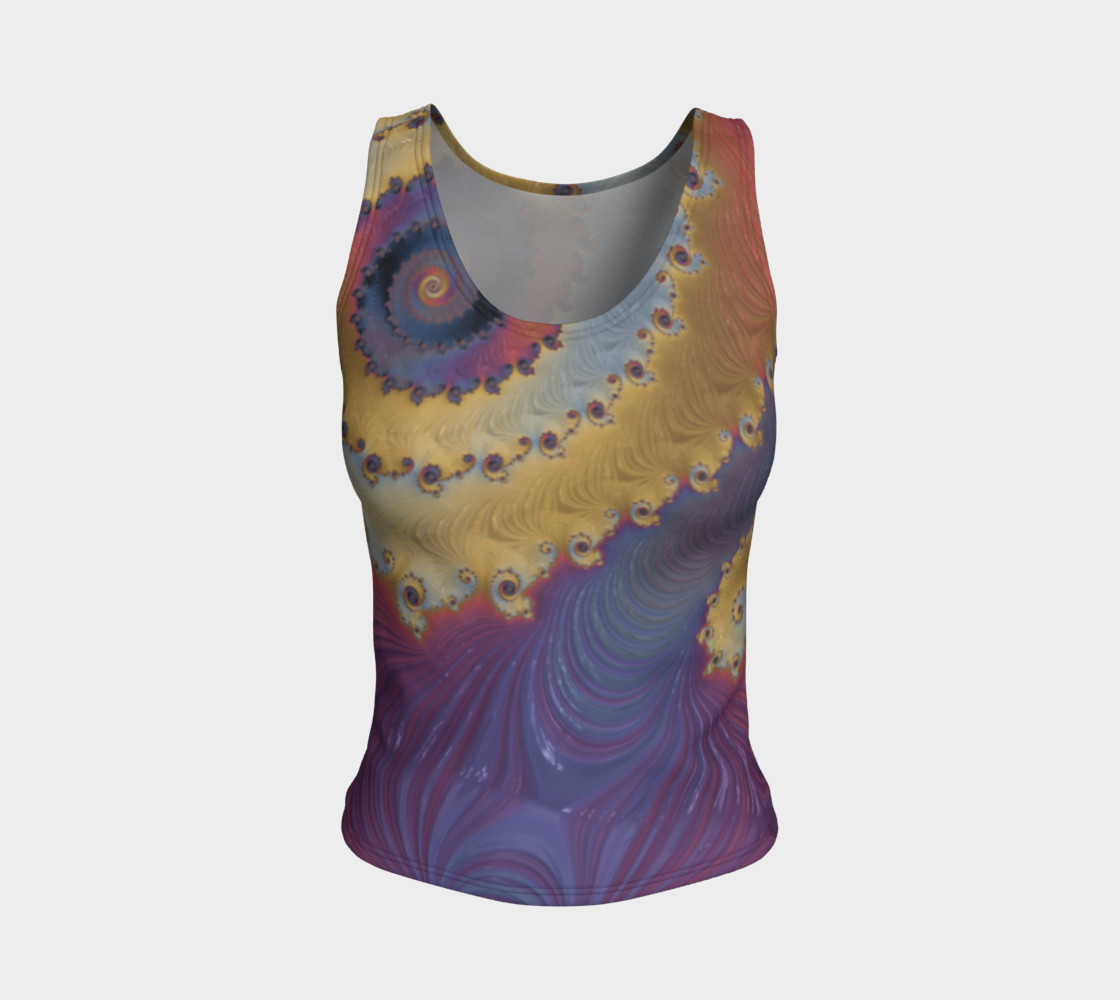 Nebulous Fitted Tank Top preview #1