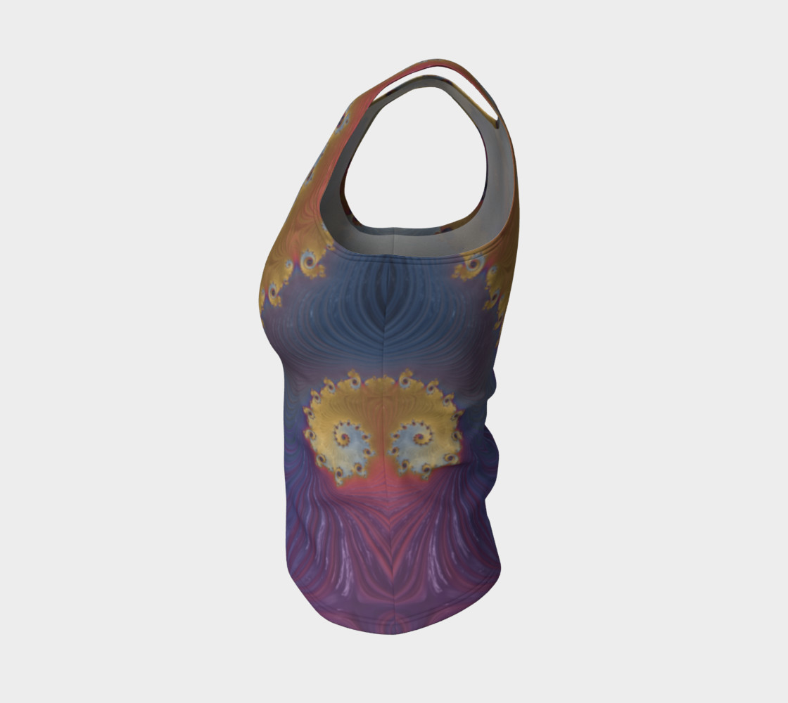 Nebulous Fitted Tank Top preview #3