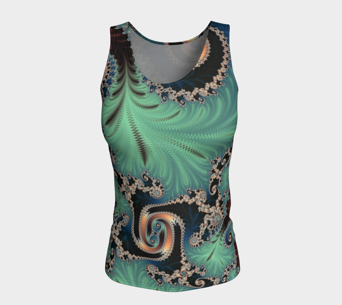 AZURE Fitted Tank Top preview #5
