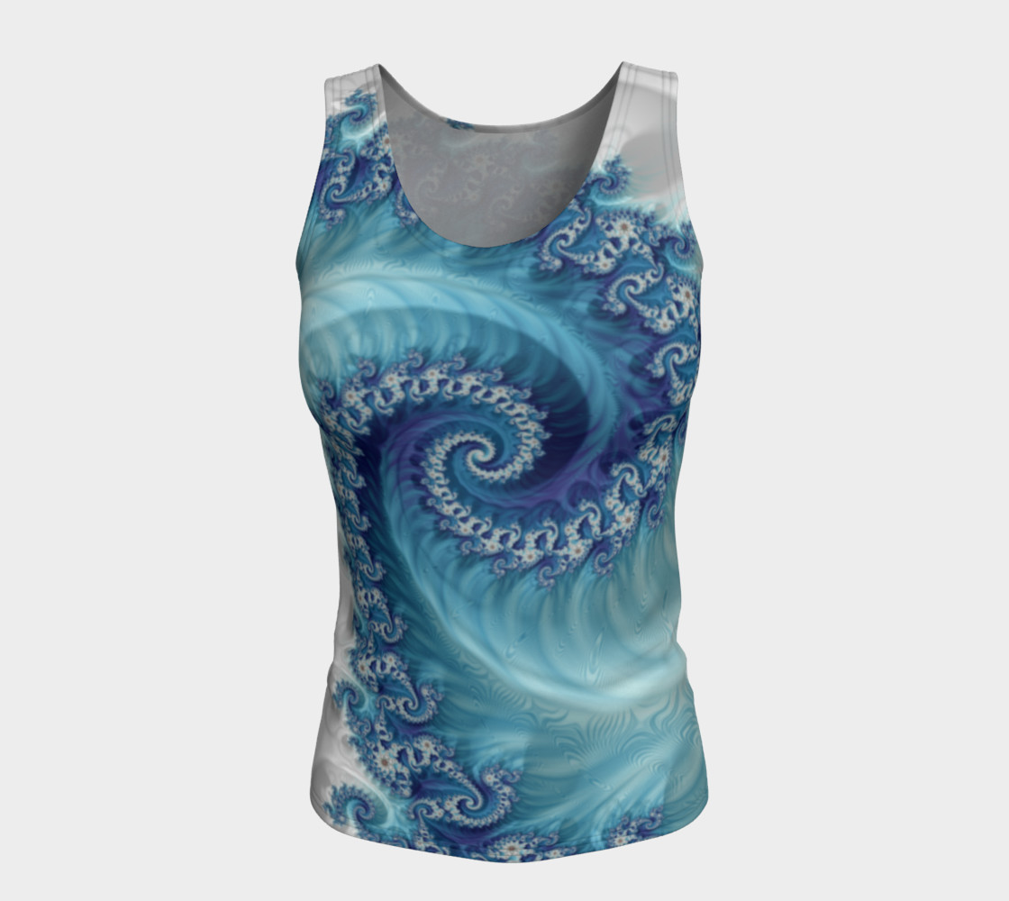 Sound of Seashell Fitted Tank Top preview #5