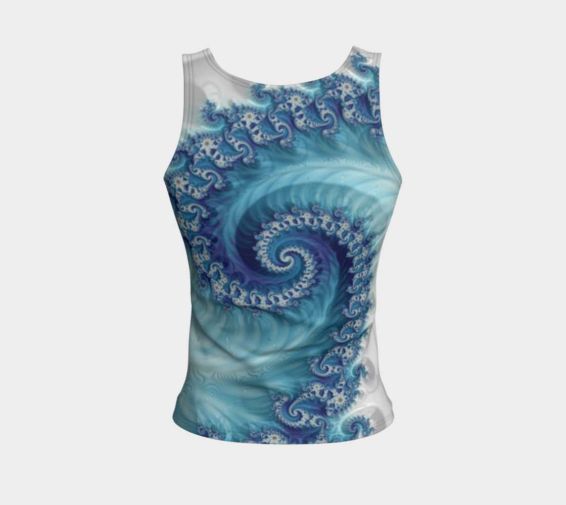 Sound of Seashell Fitted Tank Top preview #2