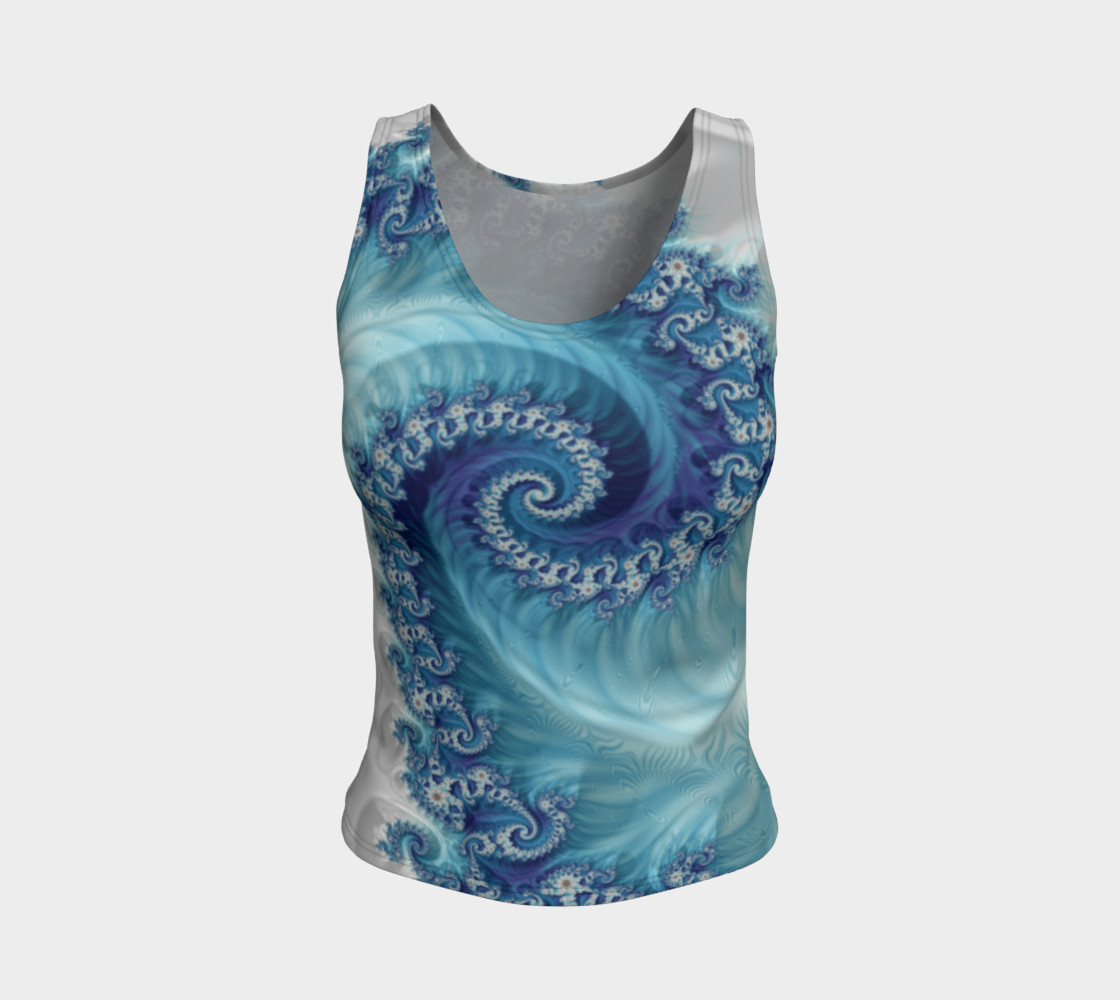 Sound of Seashell Fitted Tank Top preview #1