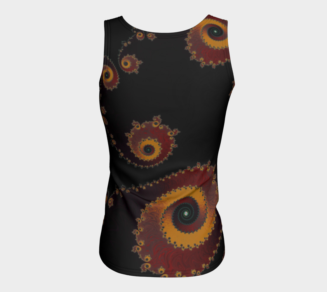 Burning Embers Fitted Tank Top preview #6