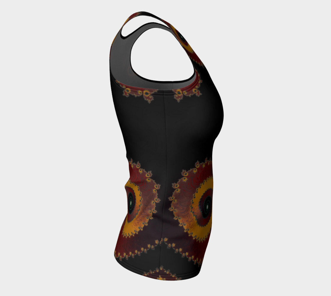 Burning Embers Fitted Tank Top preview #8
