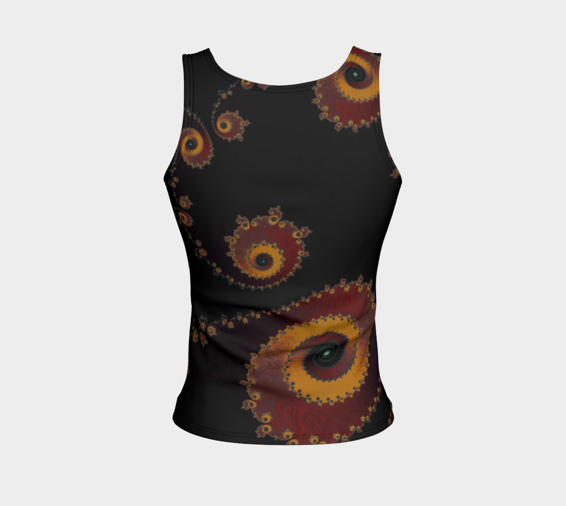 Burning Embers Fitted Tank Top preview #2
