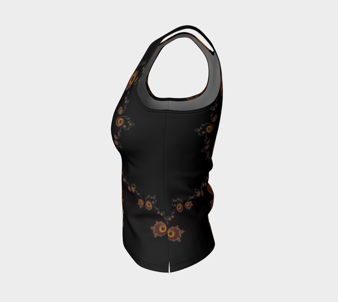 Burning Embers Fitted Tank Top preview #3