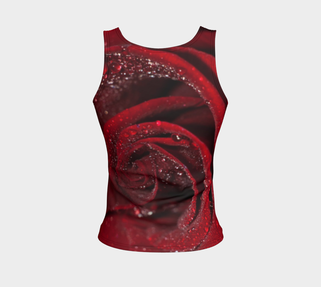 Rose fitted tank preview #2