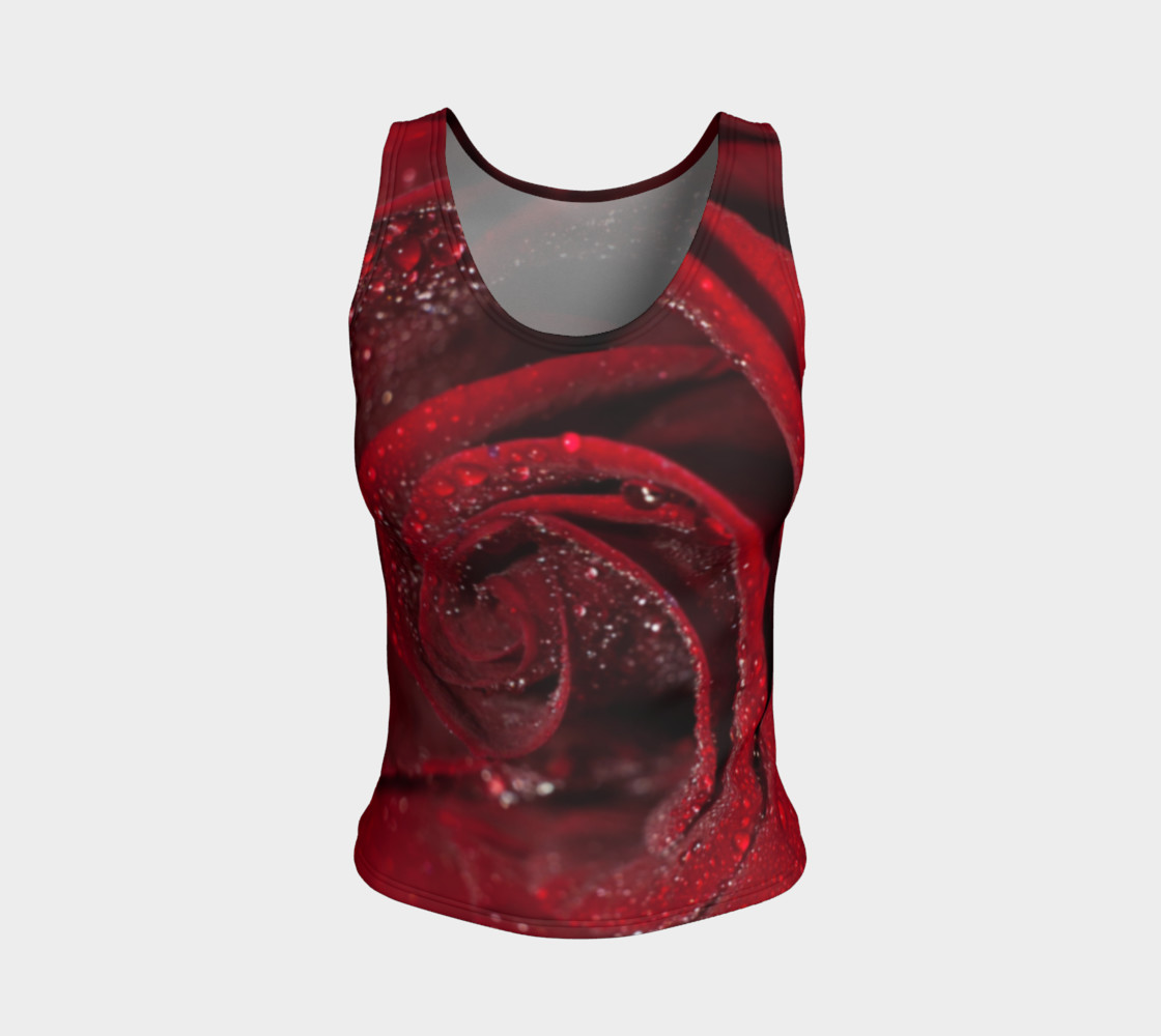 Rose fitted tank preview #1