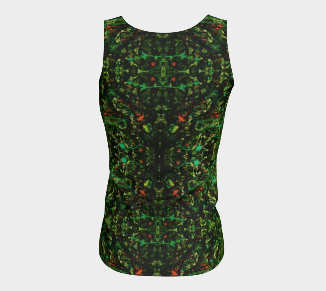 Jungle Velvet Fitted Tank Top preview #6