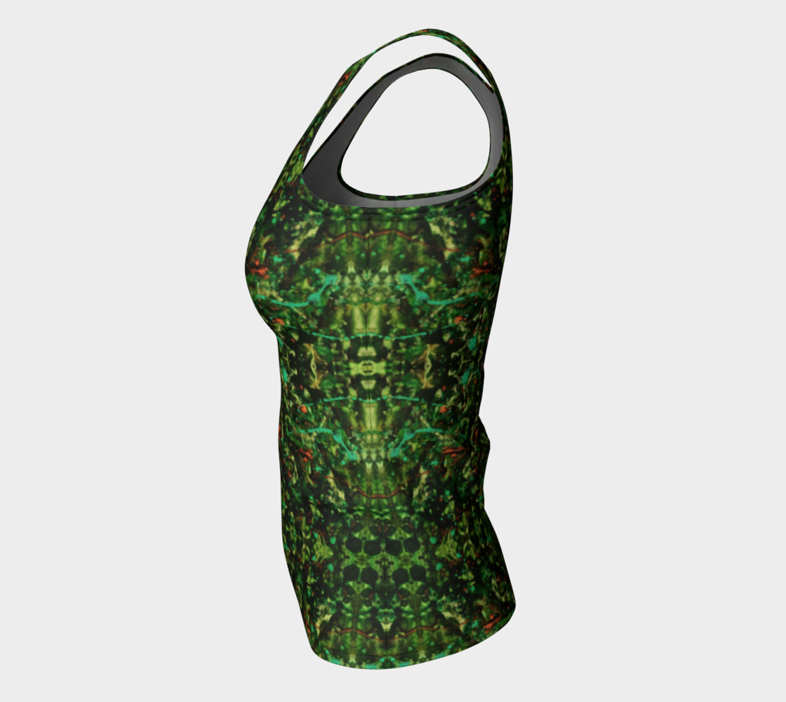 Jungle Velvet Fitted Tank Top preview #7