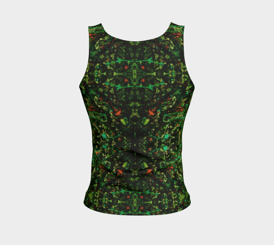 Jungle Velvet Fitted Tank Top preview #2