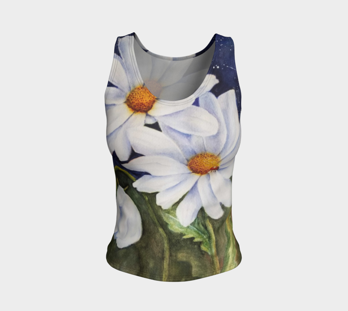 Classic White Daisies Tank Top preview #1