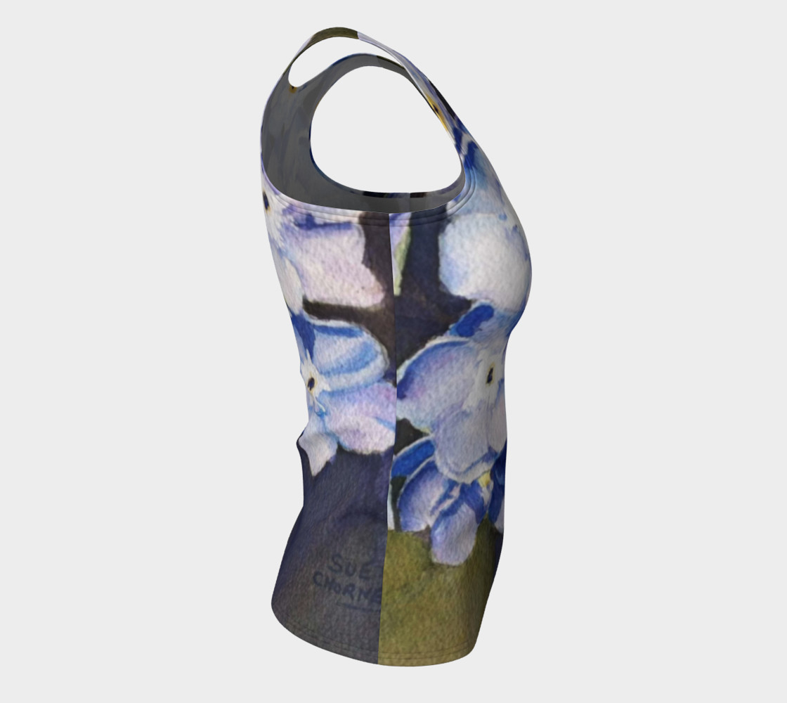 Forget-me-not Flowers Tank Top preview #8
