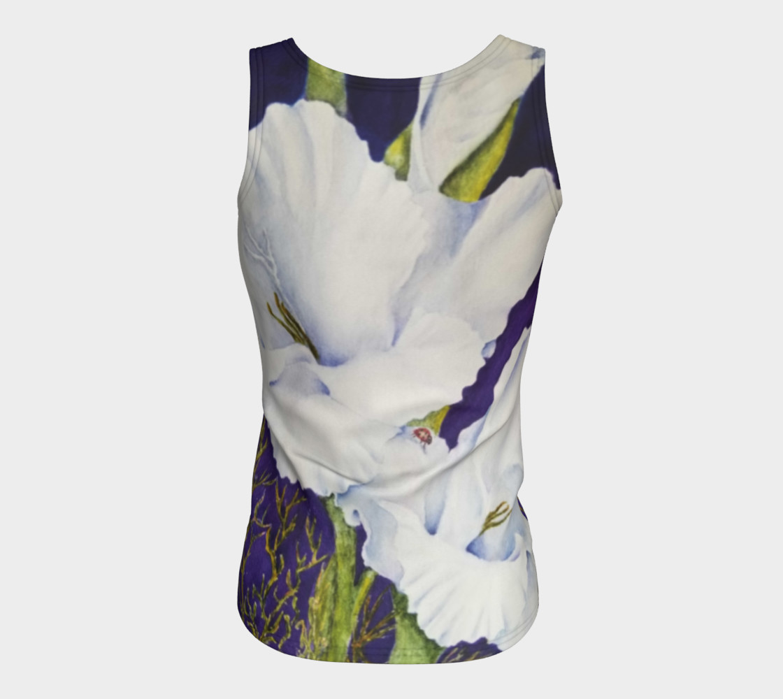 White Gladiolas Tank Top preview #6
