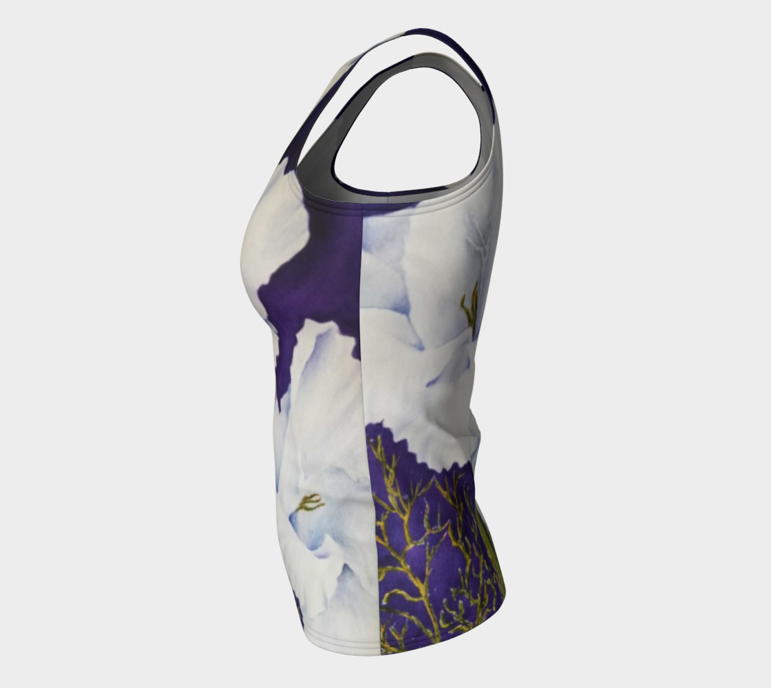White Gladiolas Tank Top preview #7