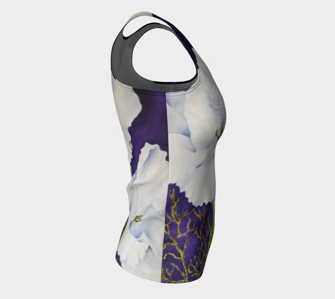 White Gladiolas Tank Top preview #8