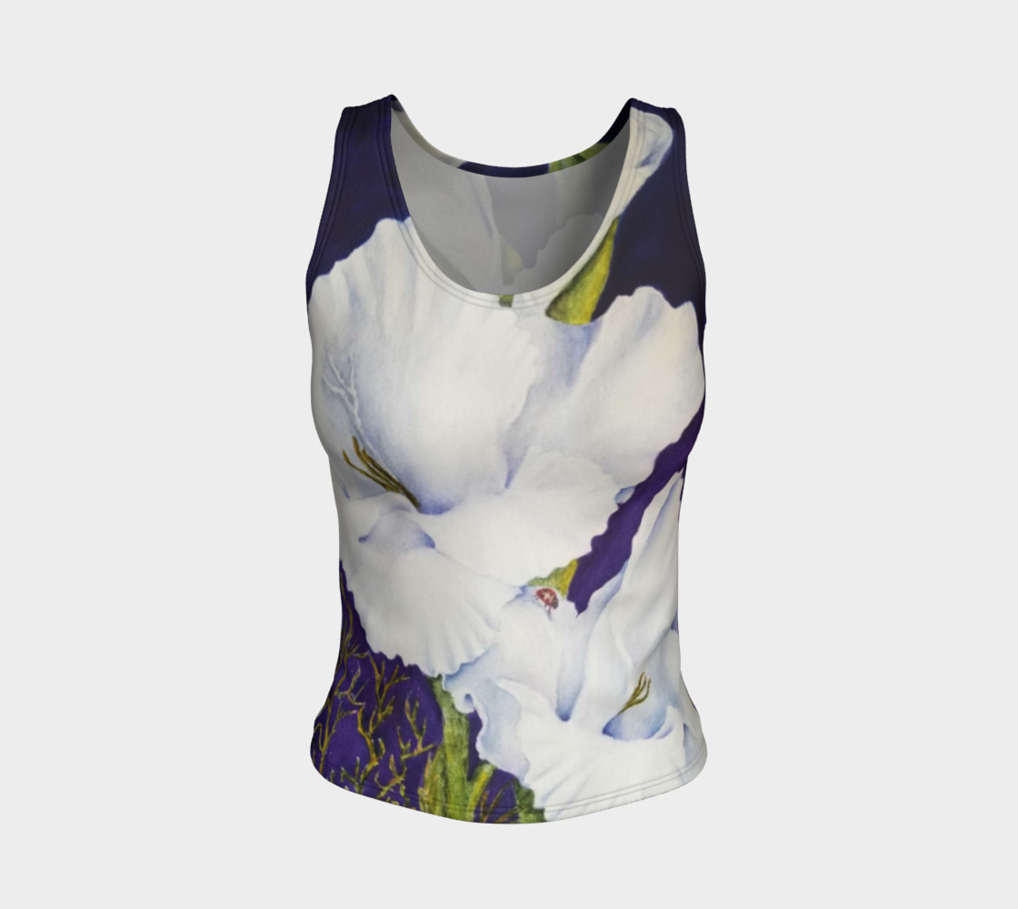 White Gladiolas Tank Top preview #1