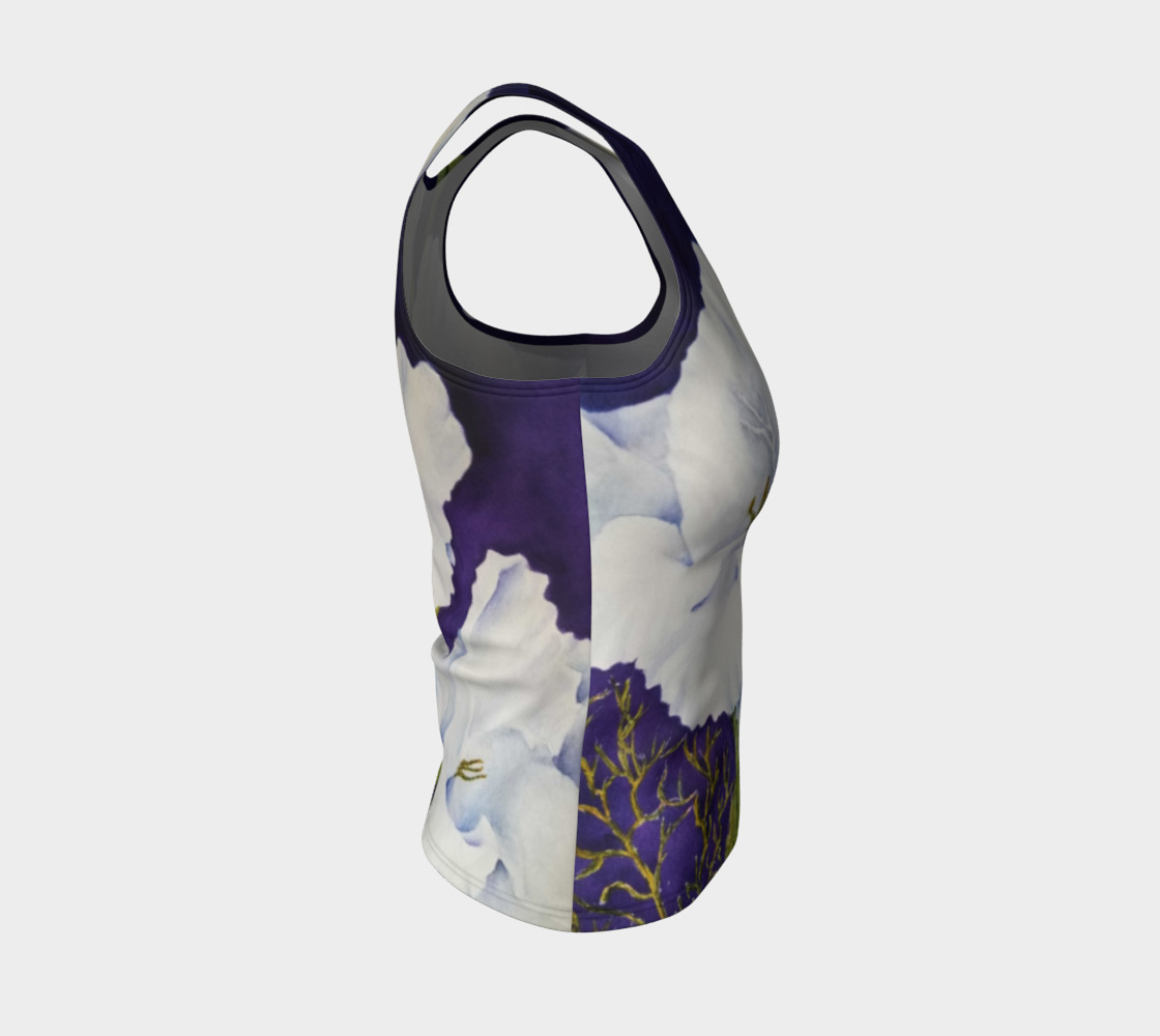 White Gladiolas Tank Top preview #4