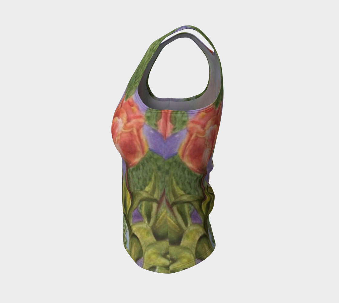Orange Tulips Tank Top preview #3