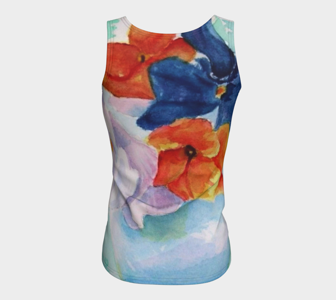 Pansies Tank Top preview #6