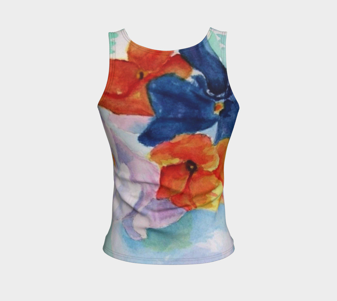 Pansies Tank Top preview #2