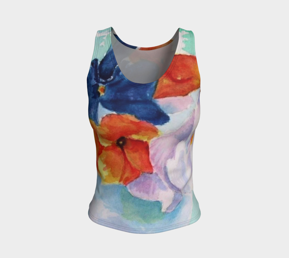Pansies Tank Top preview #1