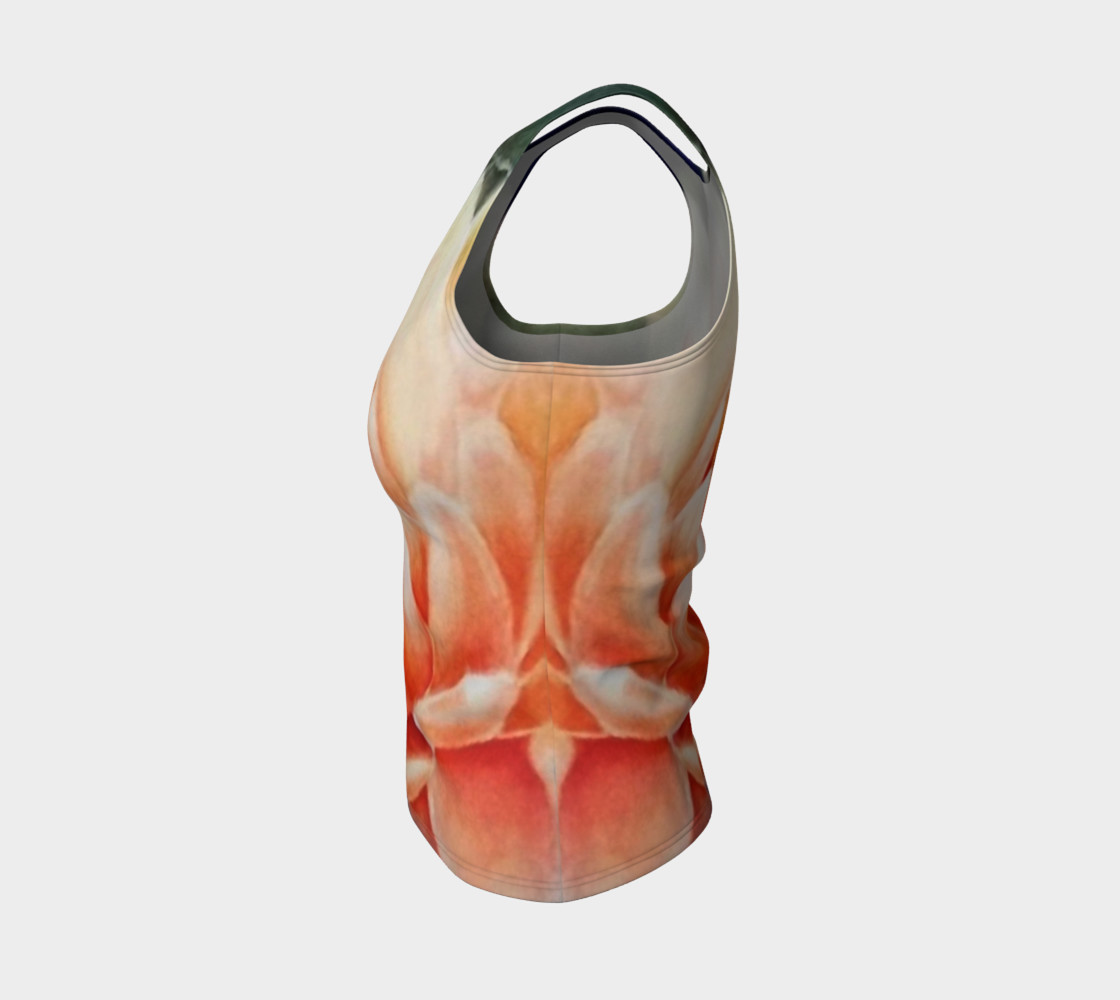 Orange Waterlily Tank Top preview #3