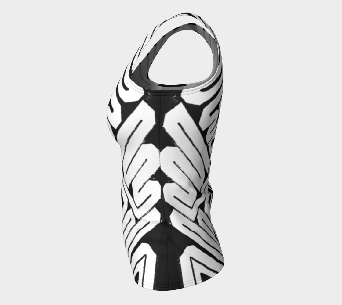 Shark Begone Celtic Keywork I Fitted Tank Top preview #7