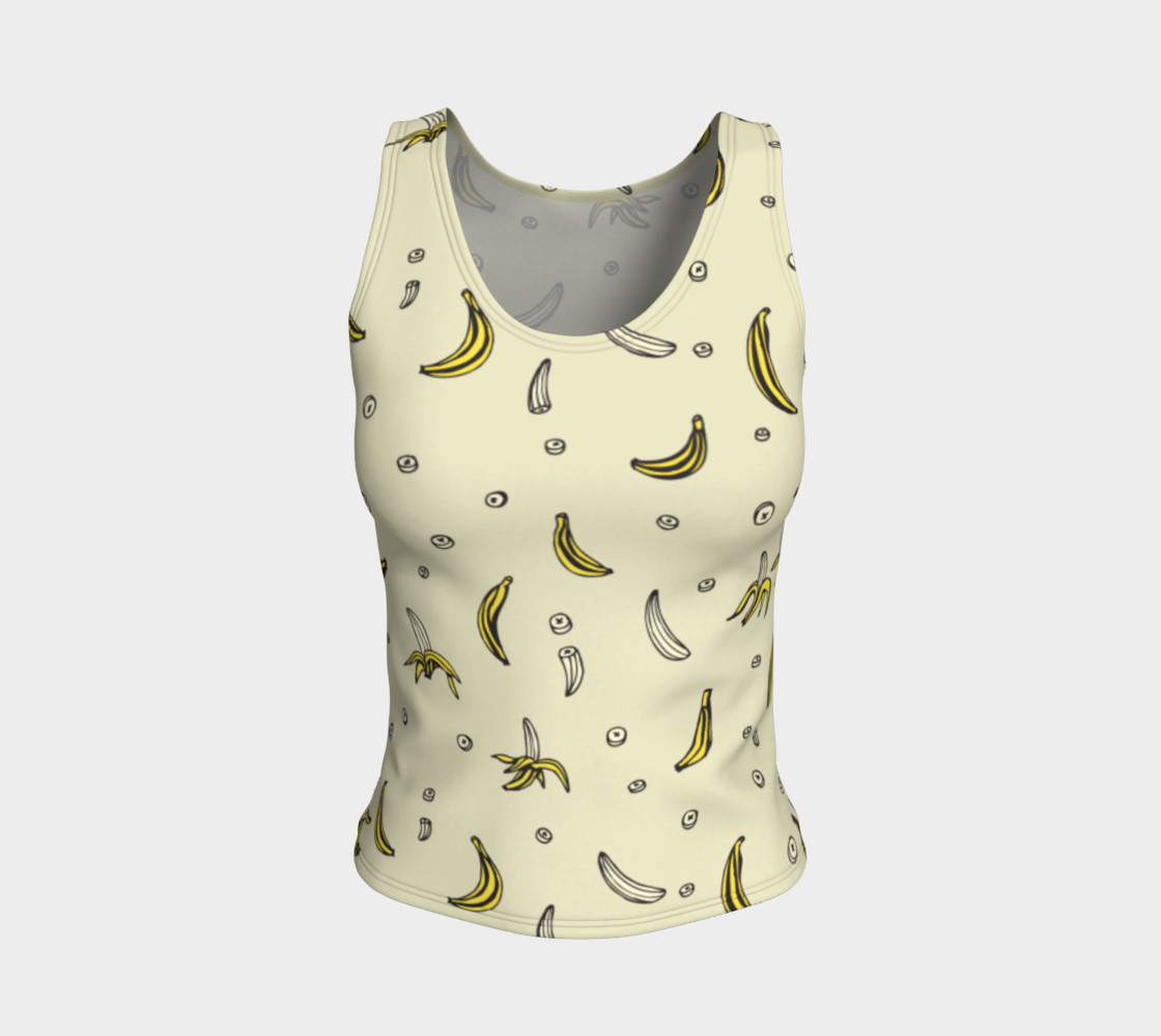 Bananas - Fitted Tank Top preview #1