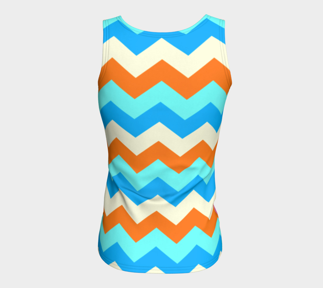Zigzag Fitted Tank Top preview #6
