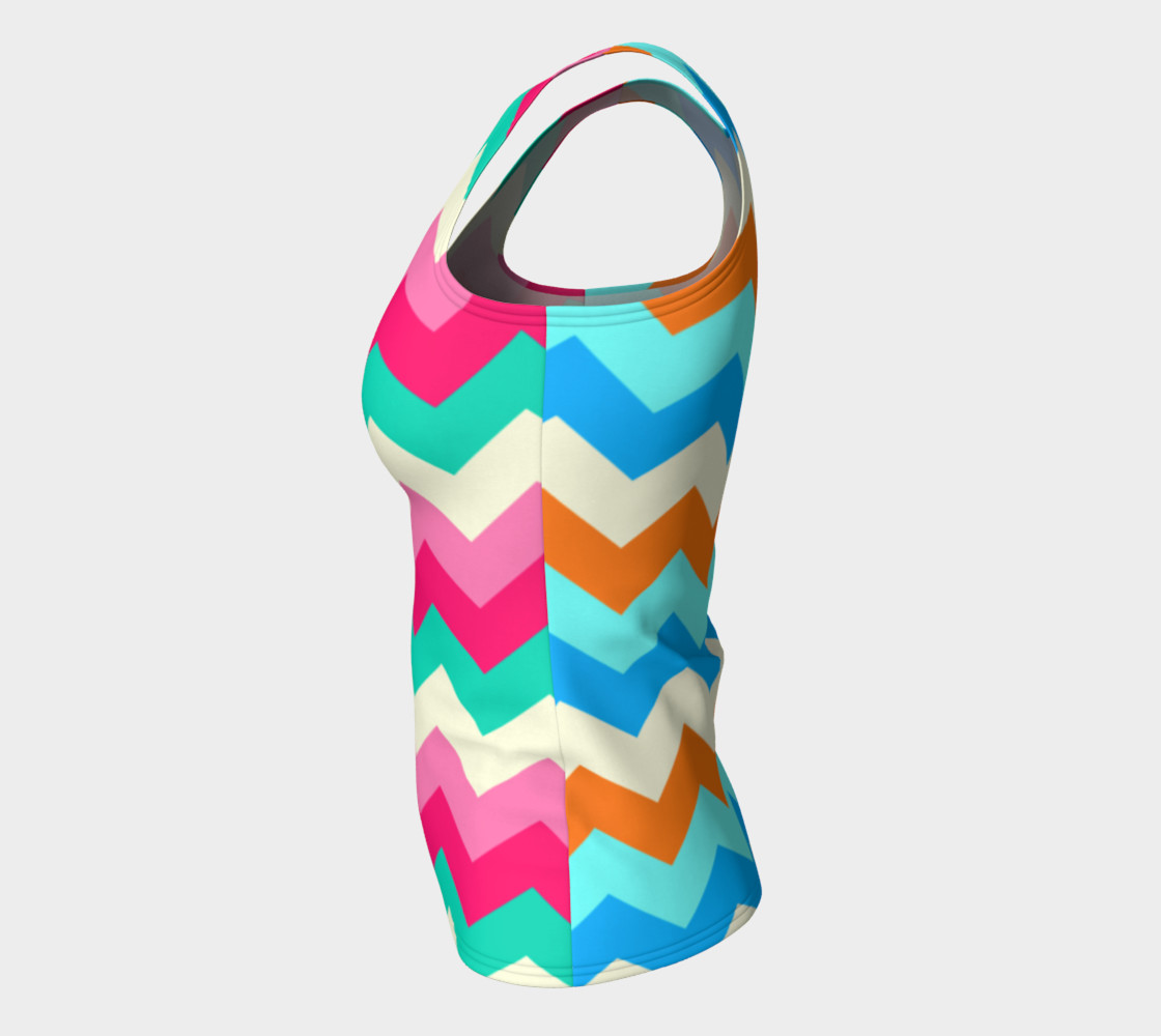 Zigzag Fitted Tank Top preview #7