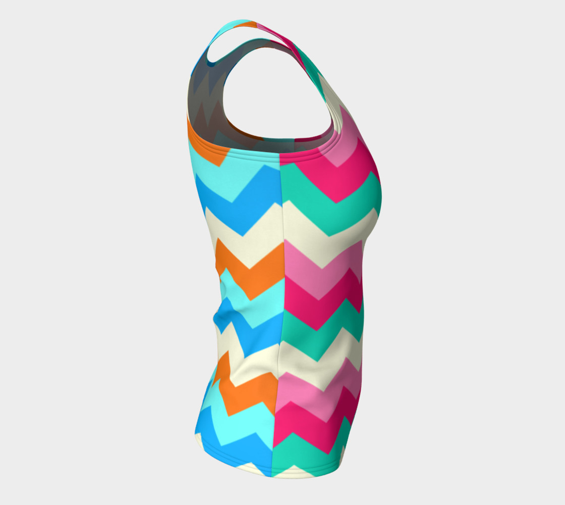 Zigzag Fitted Tank Top preview #8