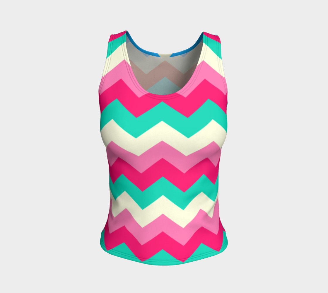 Zigzag Fitted Tank Top preview #1