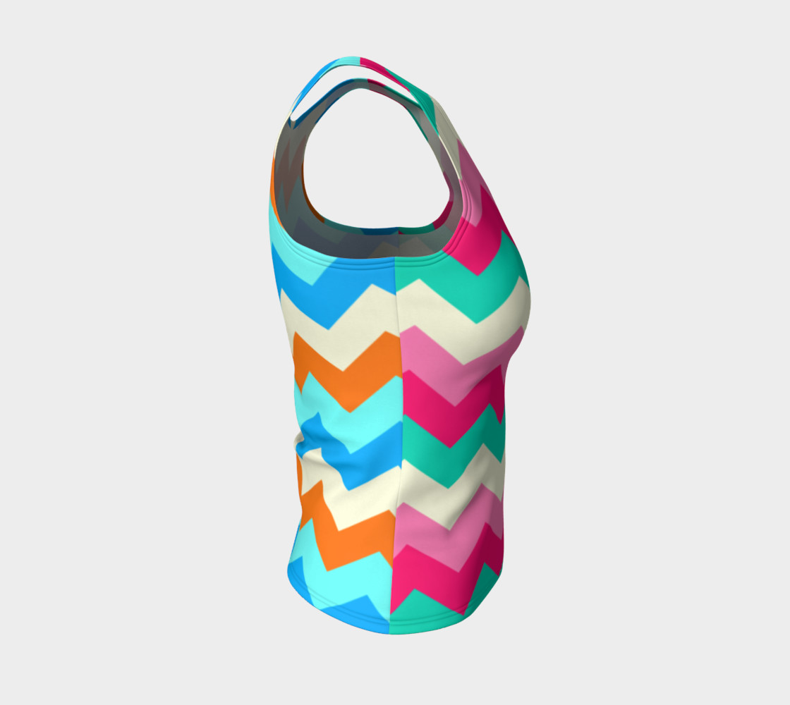 Zigzag Fitted Tank Top preview #4