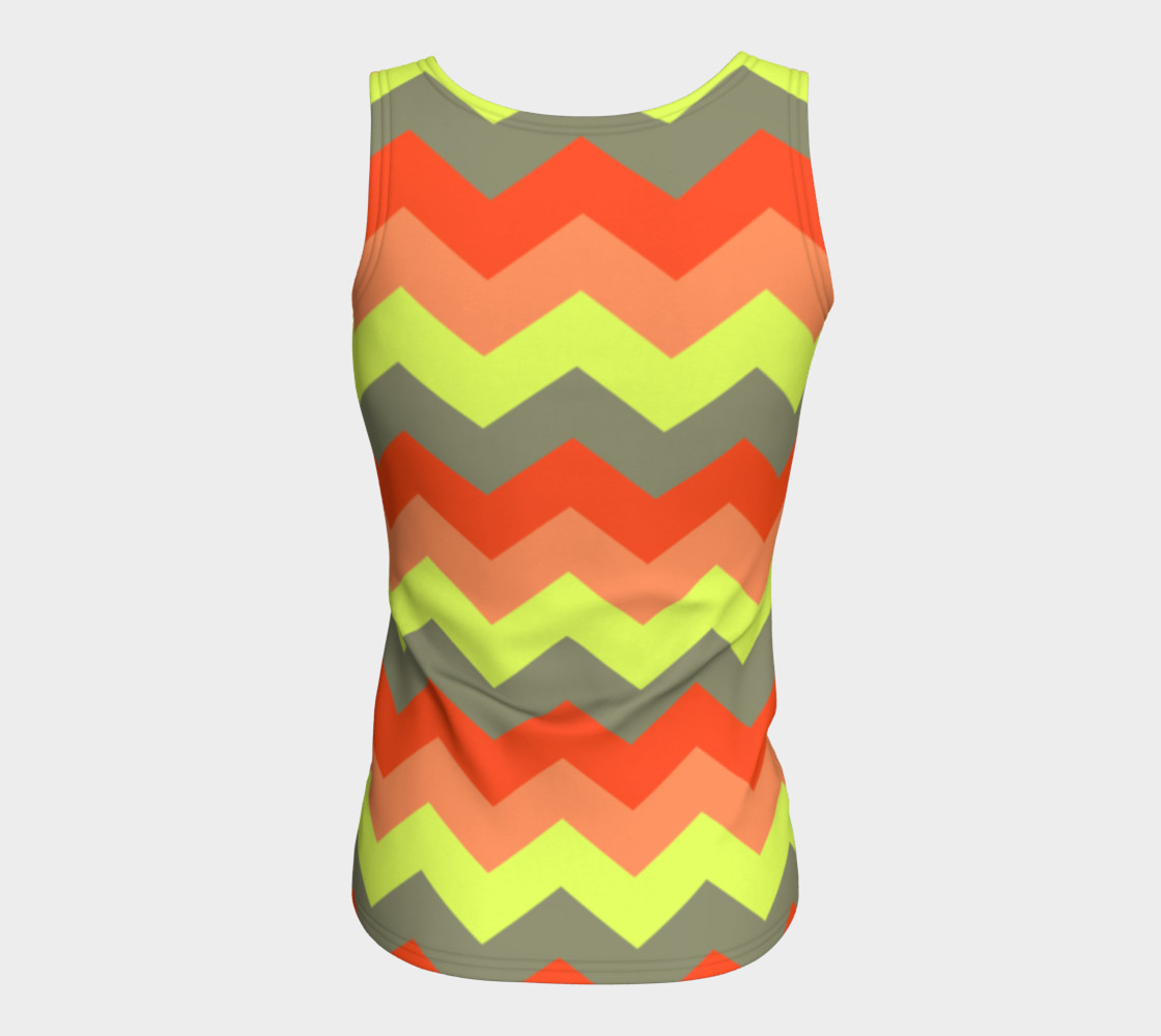 Zigzag Fitted Tank Top preview #6