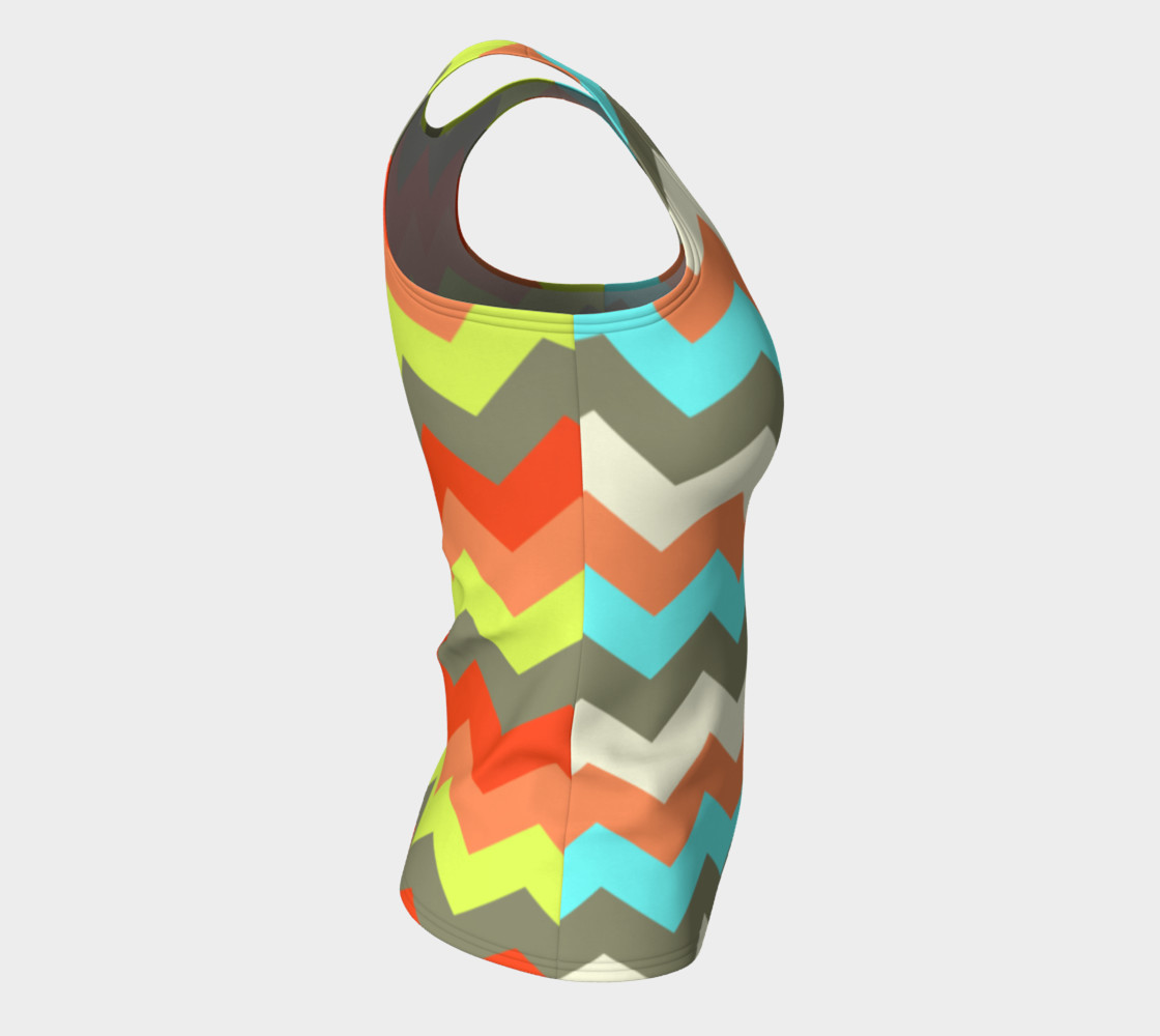 Zigzag Fitted Tank Top preview #8