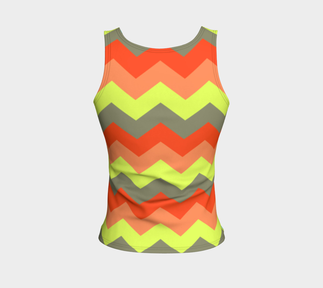 Zigzag Fitted Tank Top preview #2