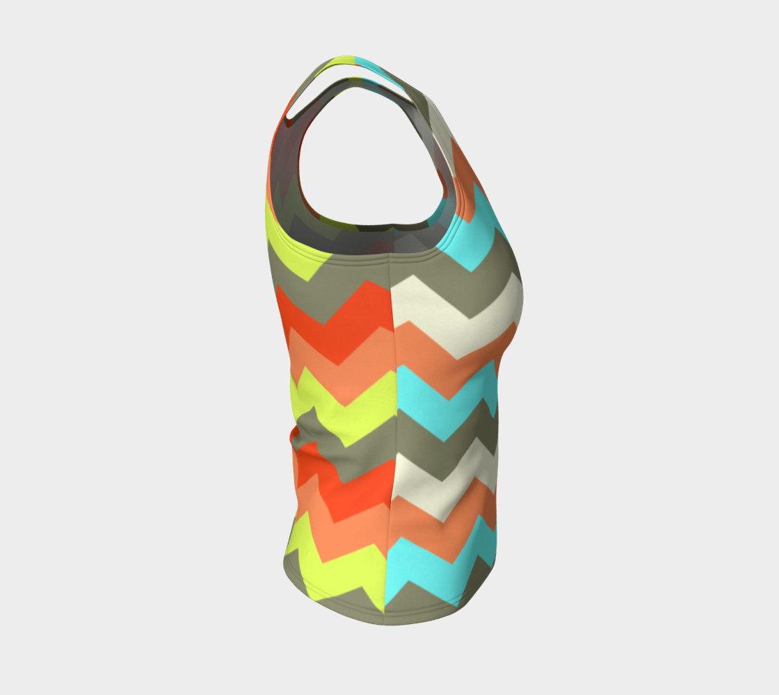 Zigzag Fitted Tank Top preview #4