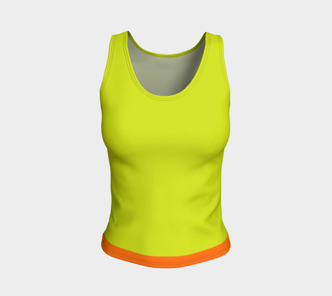 Aperçu de Lime Green and Peach see matching leggings #1