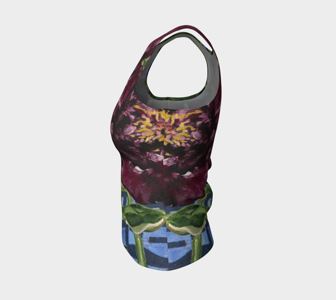 Burgundy Peony Tank preview #3