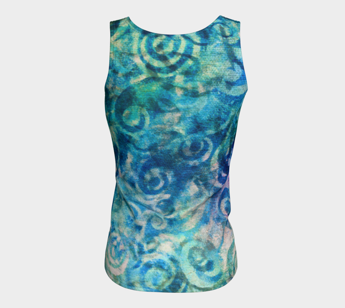 Blue Swirl Tank preview #6