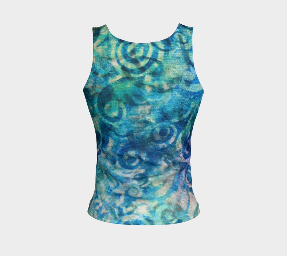 Blue Swirl Tank preview #2