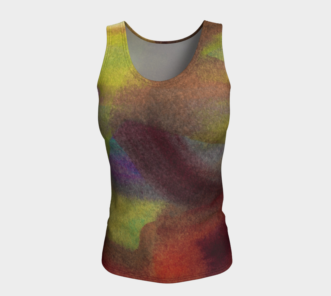 Tropical Watercolor Tank preview #5