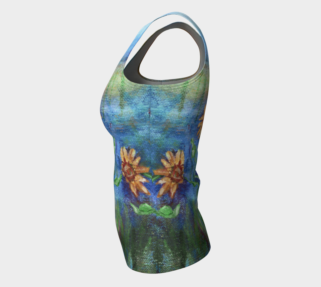 Aperçu de Sunflowers Denim Tank #7