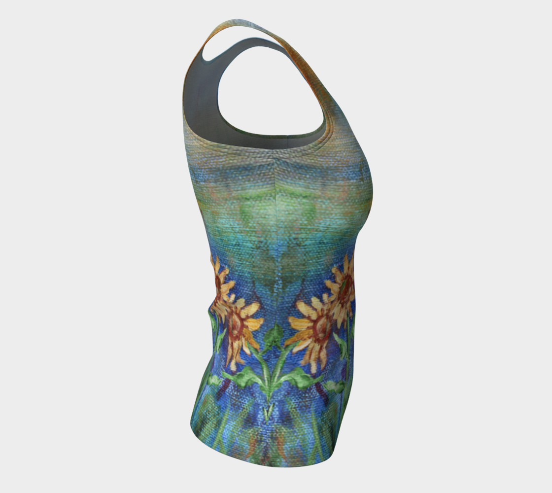 Aperçu de Sunflowers Denim Tank #8