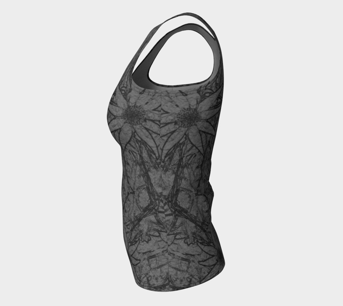 Aperçu de Flannel Flower Mid fitted tank #7