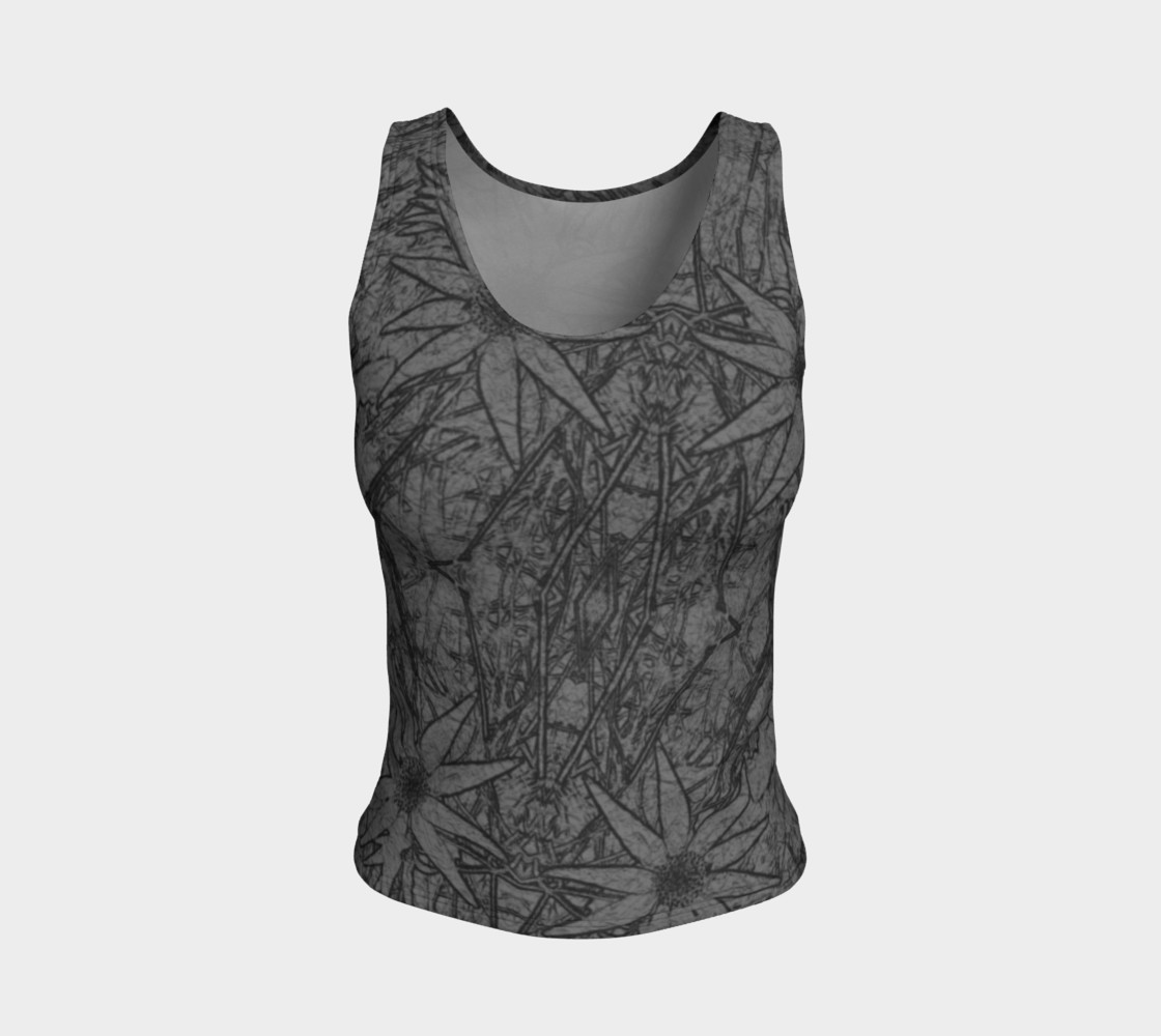 Aperçu de Flannel Flower Mid fitted tank #1